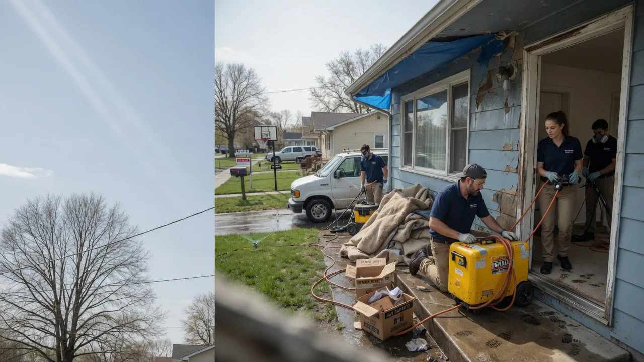 Basement Flood Cleanup in Waldron, KS near me